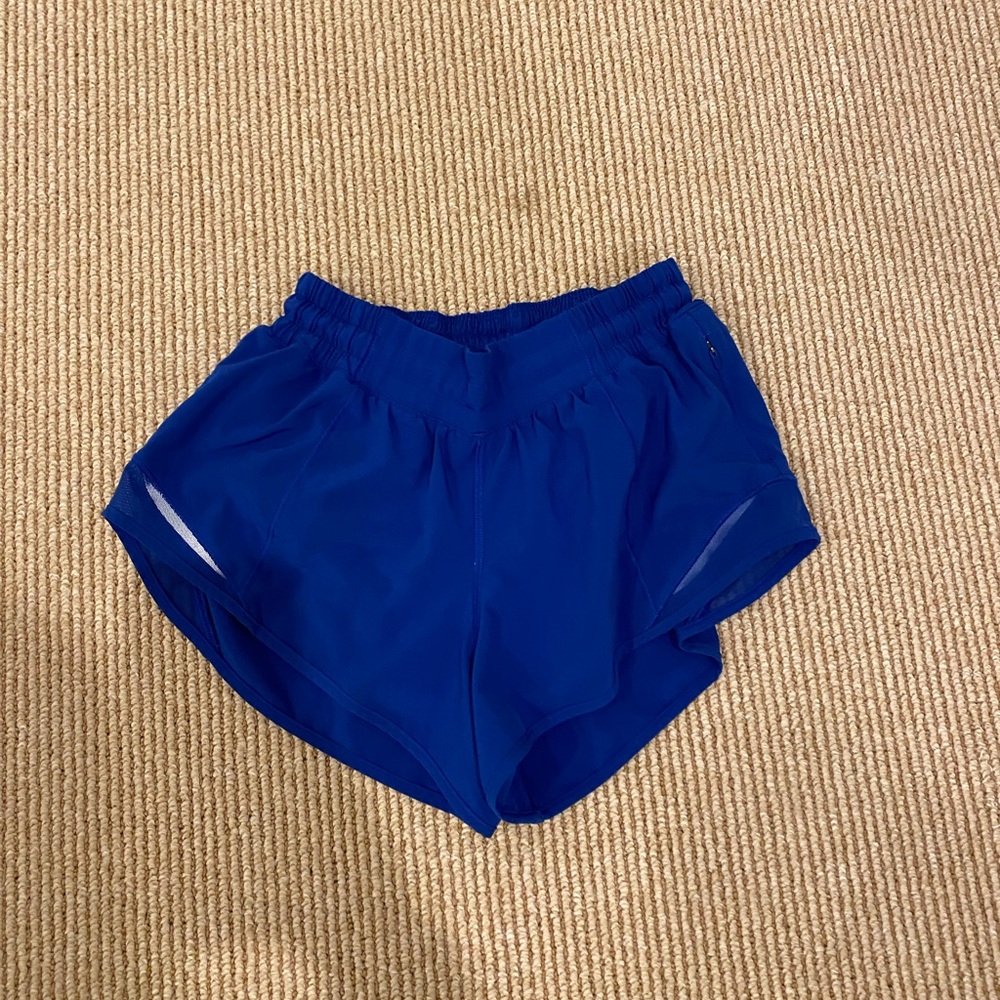 Royal blue lululemon shorts
